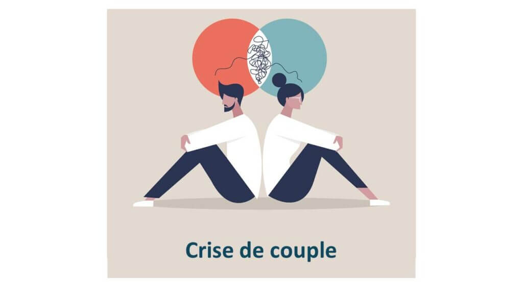 Crise de couple therapie de couple dos à dos avec titre crise de couple centré